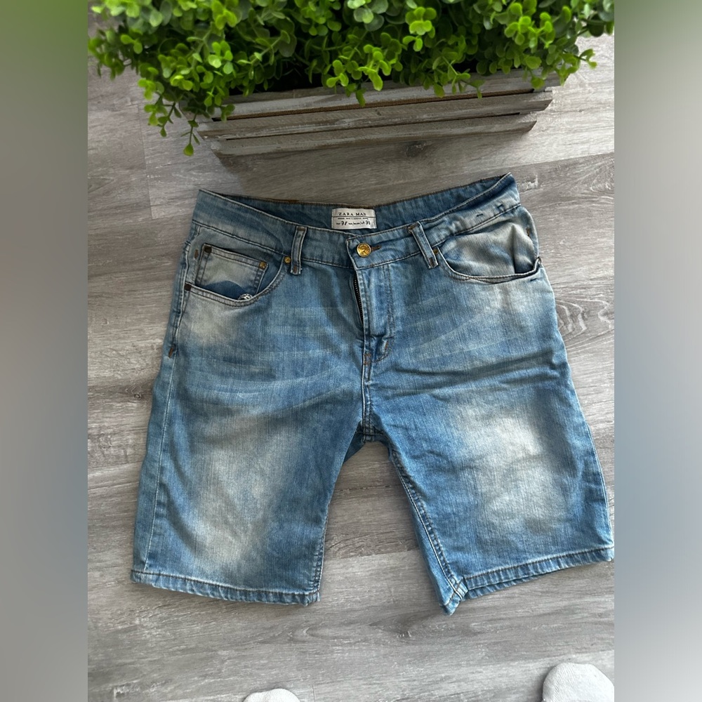 Zara men’s jeans shorts